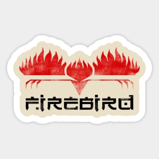 Firebird Software Retro Games Logo Vintage Sticker